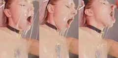 推特欧美炮机博主 CreamySpot 巨屌炮机狂震骚穴爽到失神 中出后入颜射全程高能